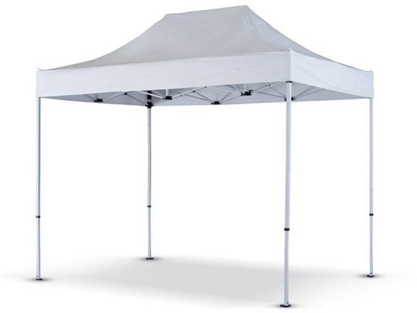 Gazebo pieghevole 3x2 bianco aperto